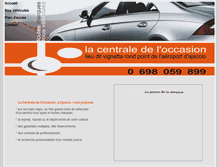 Tablet Screenshot of centrale-occasion-corse.com